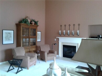 Gas fireplace is the focal point in the Family roo