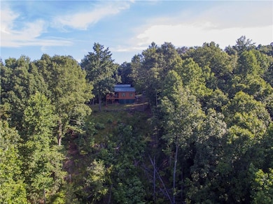 Aerial view of property