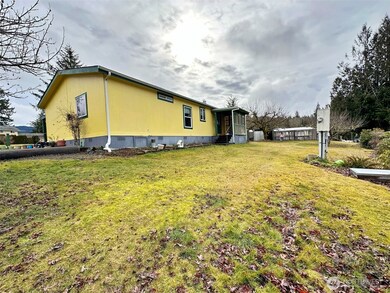 Covered porch on front and back.