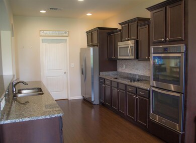 Lots of cabinet space and a double oven!