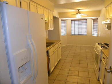 Kitchen has lots of Cabinet Space