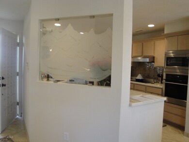 Custom Glass Panel in Kitchen