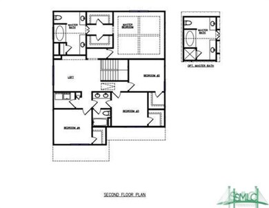 Floor plan for 2nd story/upstairs