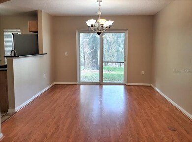 DINING AREA WITH SLIDING GLASS DOORS