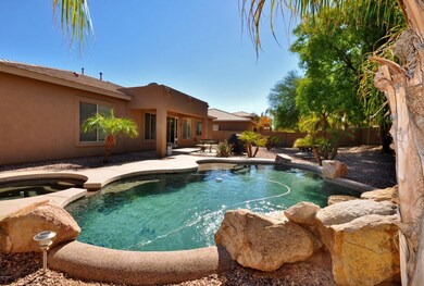 pool and water fall