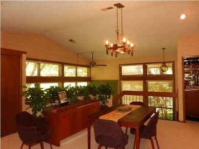 Large Windows allow light to flood the upper floor