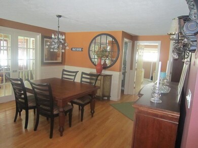 Dining Room with view through...
