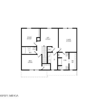 1802 2-Car - GRP1-ELEV 'B'-2ND FLOOR WIT