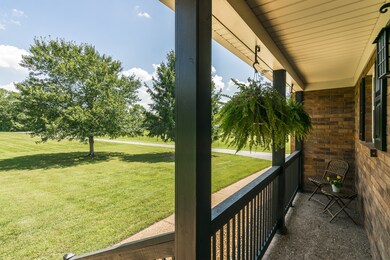 Here's your view! Don't you love the mature trees! 