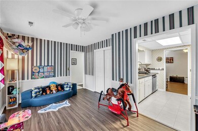 First living space with a closet