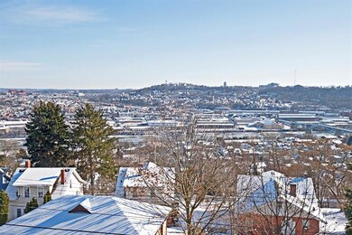 VIEW OF PITTSBURGH AND THE ALLEGHENY RIVER AREA FR