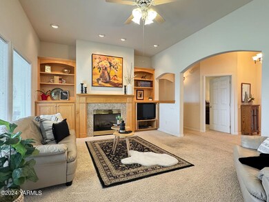 Living Room with Gas Fireplace
