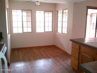 Breakfast room off kitchen