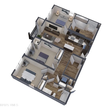 Timber Ridge 3 bedroom floor plan overvi