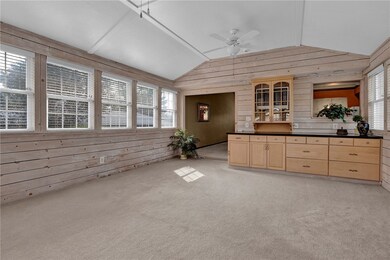 This family room is such a bonus!  It's even bette