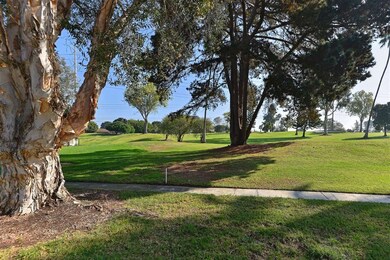 Beautifully landscaped golf course view.