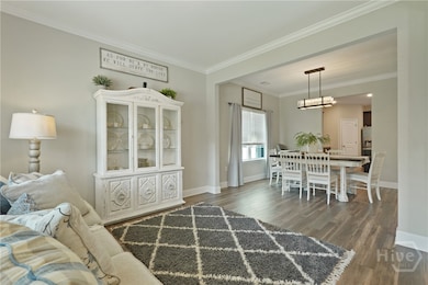 Living Room open to Dining Room