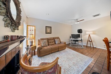 Bright and inviting living space with vaulted ceil