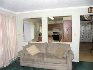 View of Family Room to kitchen