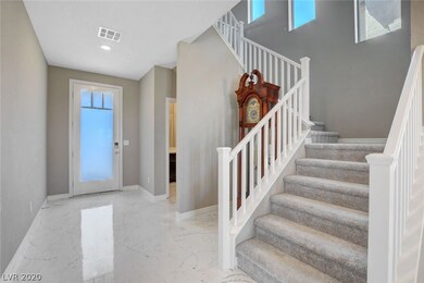 Frosted glass front door with electronic door lock
