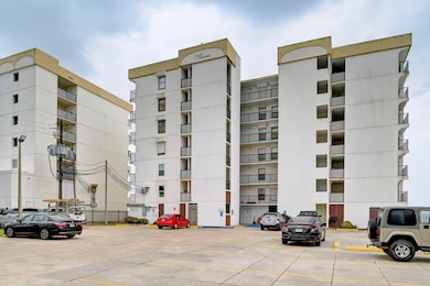 Gated parking lot, with dependable construction.