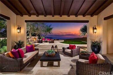 Sunset view from second loggia towards ocean