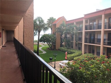 View of water from walkway in front of door.