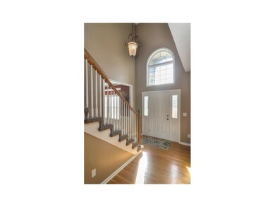 Hardwoods in entry and kitchen.  From this view, y