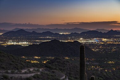 City light and sunset views