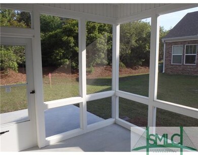 Porch. Screened porch
