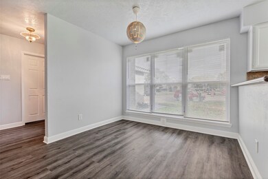 Well appointed dining area with new windows.