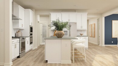 Loads of cabinets and countertop space in this fully featured kitchen. Brand new floorplan! These are artist's renderings of staged rooms, not actual home listed, but our home will be completed soon.