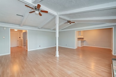 Vaulted family room