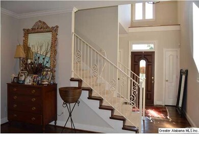 The special railings for the stair well were desig