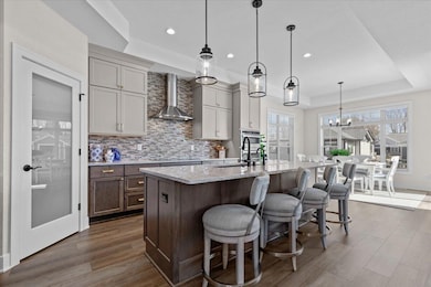 Spacious Kitchen Island