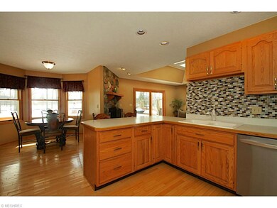 New backsplash added to eat-in-kitchen.