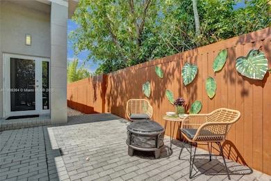 Front entry courtyard, right as you step inside the gated front door.