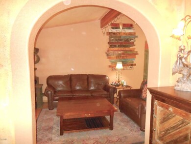 Arched Entry into Living Room