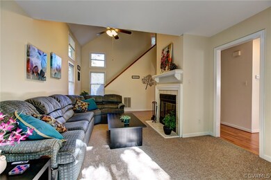 You'll love this large Family Room with the vaulte