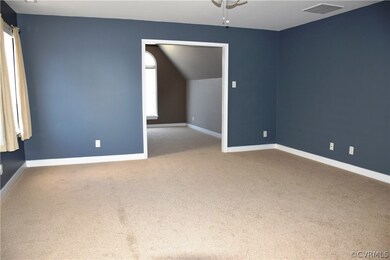 2nd Story Master Bedroom with Large Dressing Room