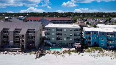 Drone / aerial view of apartment complex