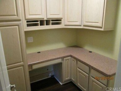 This small home office is just off the Living Room