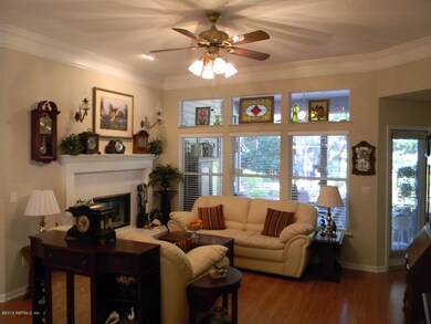 Formal Living Area w/ Tile Firepl Hearth