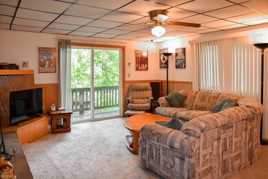 Family room with access to the back deck.