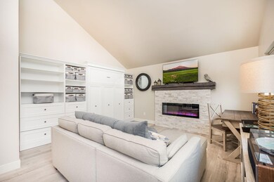 Cozy electric fireplace