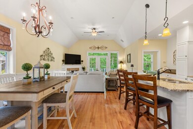 Open concept first floor with first floor Primary bedroom and laundry