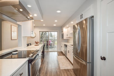 Beautiful cabinetry and quartz countertops