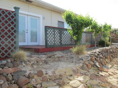 French doors to deck