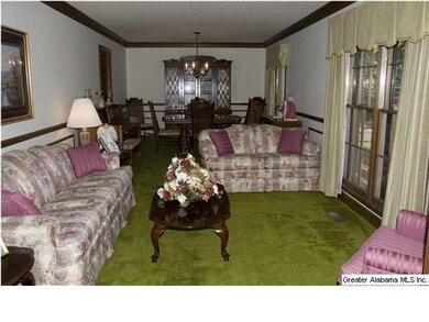 formal living/dining room