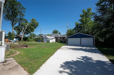 New drive and garage